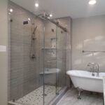 Beautiful Bathroom Updates, Frameless Sliding Shower Door