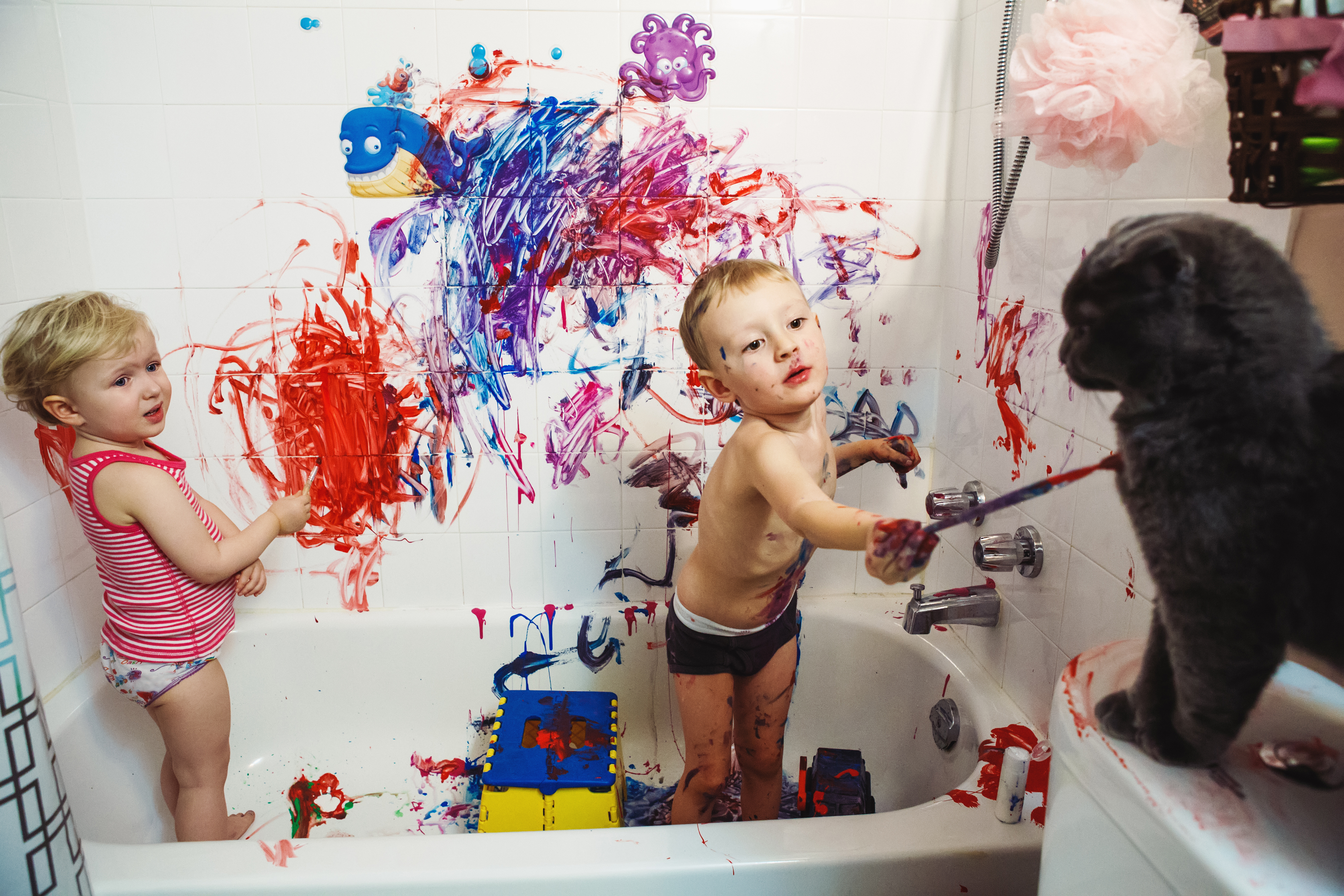 fun kid's themed bathroom