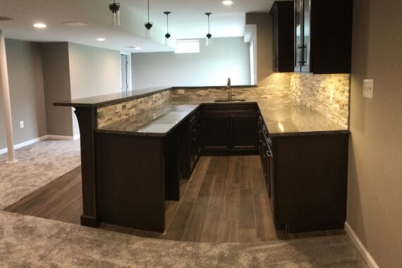 Basement Remodel, Custom Wet-Bar, Gallery, Westminster MD