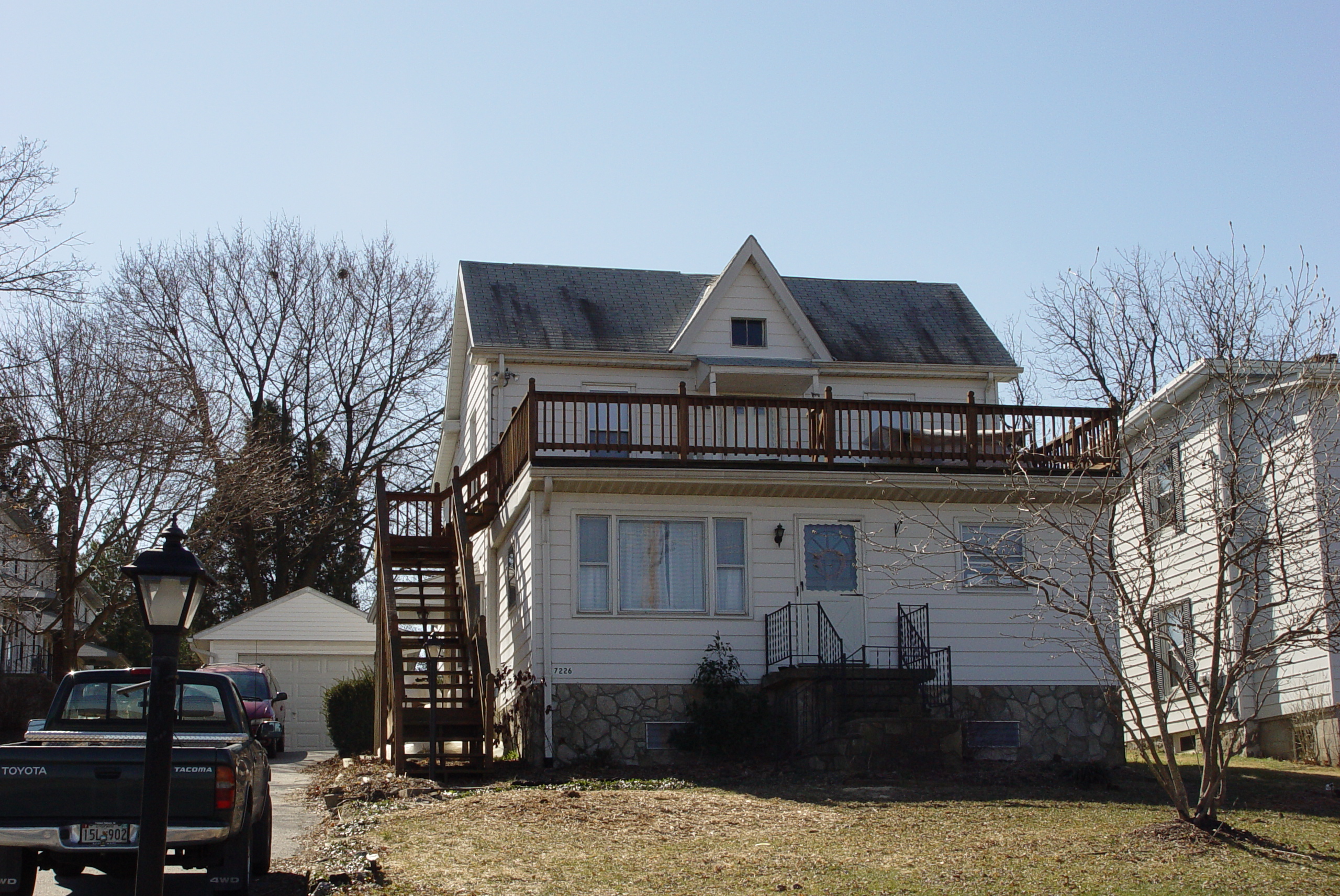 Before - Roof Raise Addition